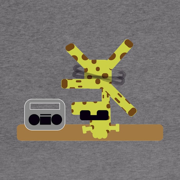 Giraffe Breakdancer by KDEE Services